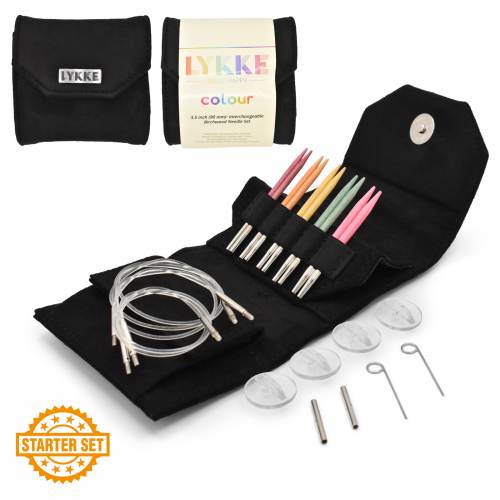 lykke 3.5" colour interchangeable circular needle starter set