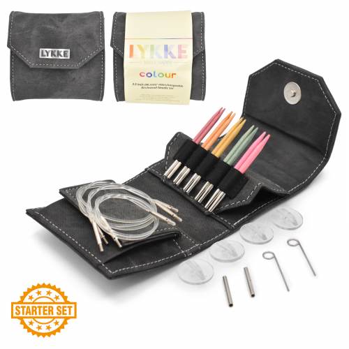 lykke 3.5" colour interchangeable circular needle starter set