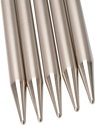 chiaogoo 6" stainless steel double-pointed needles