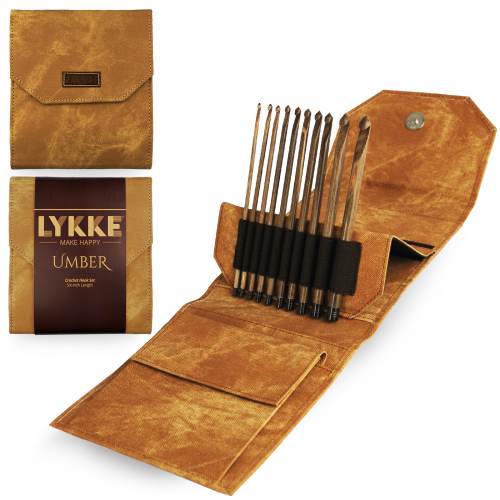 lykke 6" umber crochet hook set