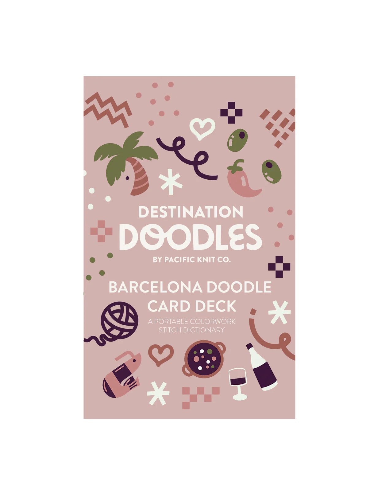 pacific knit co. doodle card deck foil pack