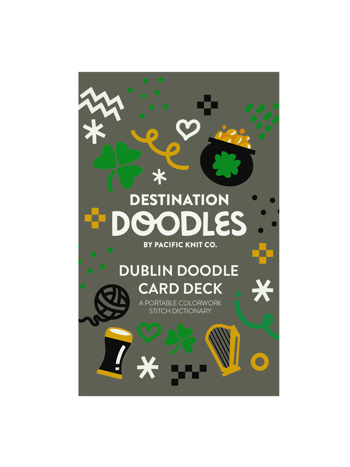 pacific knit co. doodle card deck foil pack