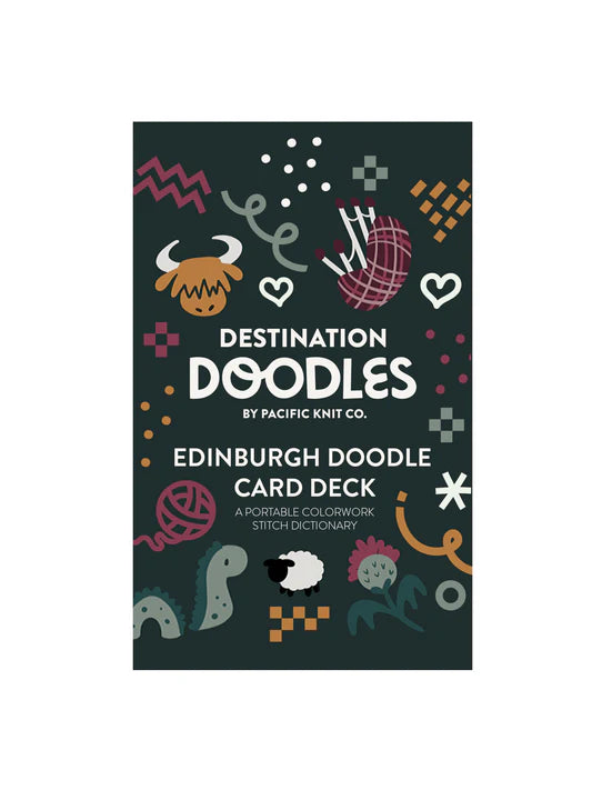 pacific knit co. doodle card deck foil pack