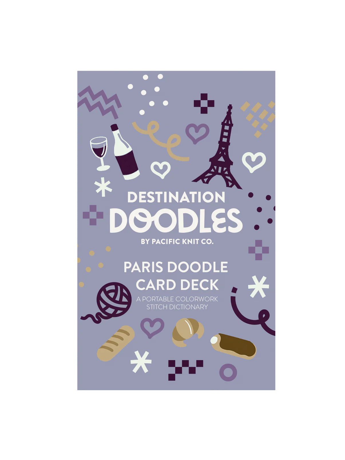 pacific knit co. doodle card deck foil pack