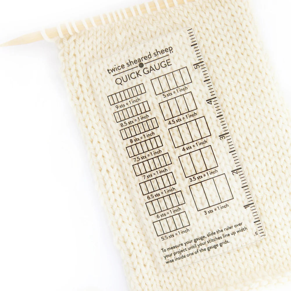twice sheared sheep quick gauge ruler