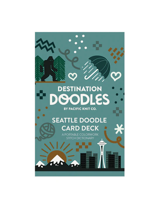 pacific knit co. doodle card deck foil pack