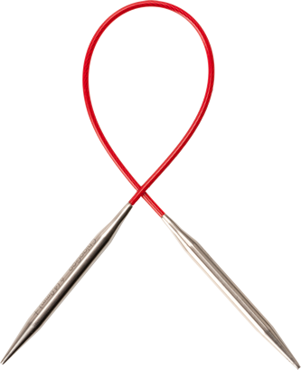 chiaogoo 16" red lace circular knitting needles