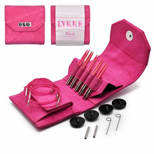 lykke 3.5" blush interchangeable circular needle starter set