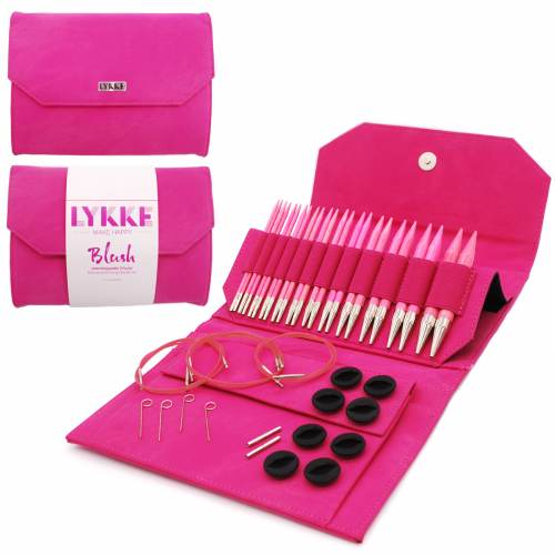 lykke 5" blush interchangeable circular needle set