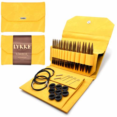 lykke 5" umber interchangeable circular needle set