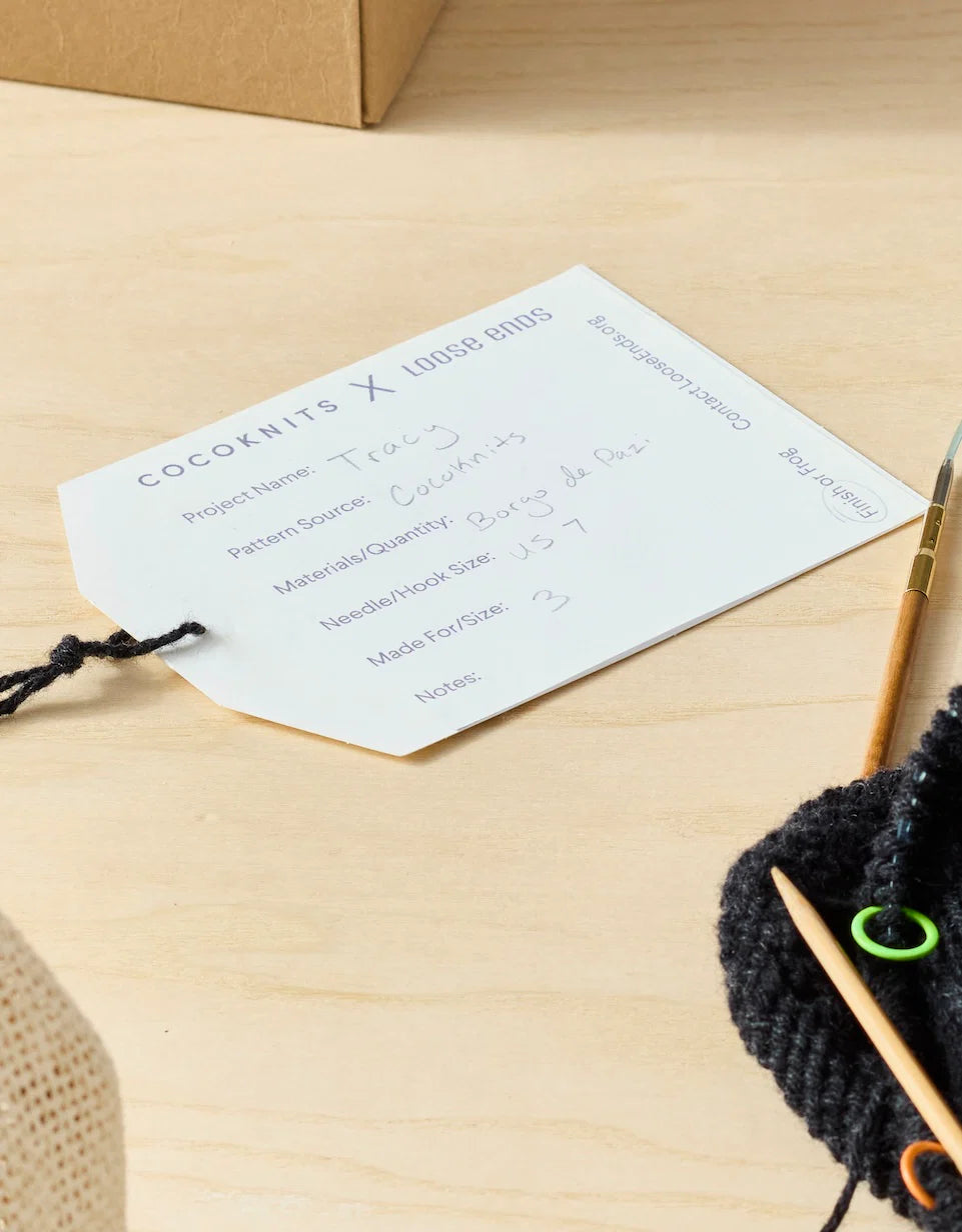cocoknits project keeper folders and tags refill