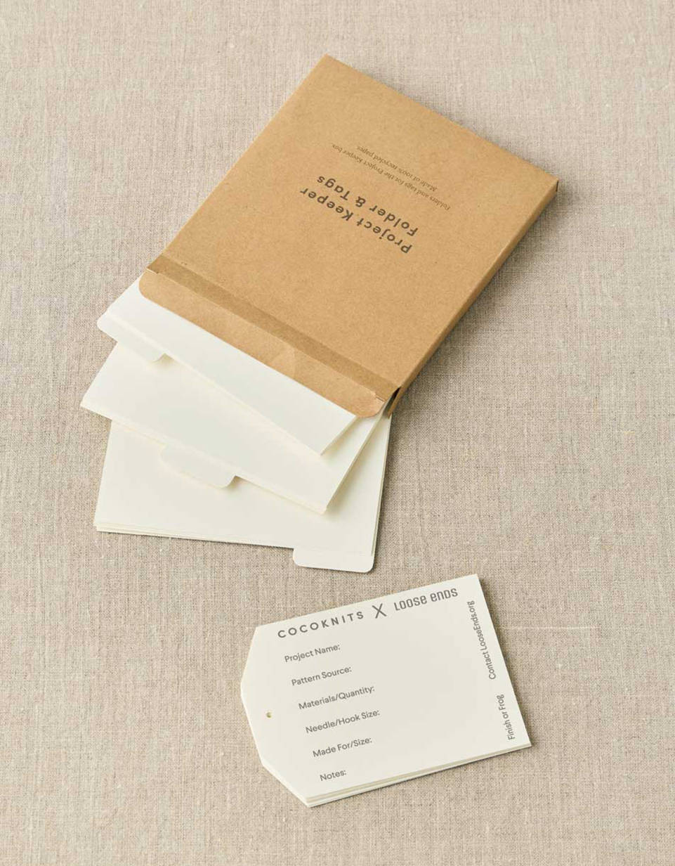 cocoknits project keeper folders and tags refill