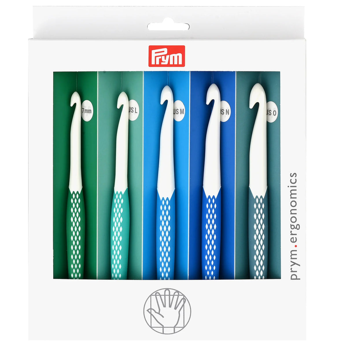 prym ergonomic crochet hook set