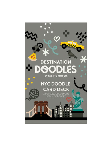 pacific knit co. doodle card deck foil pack