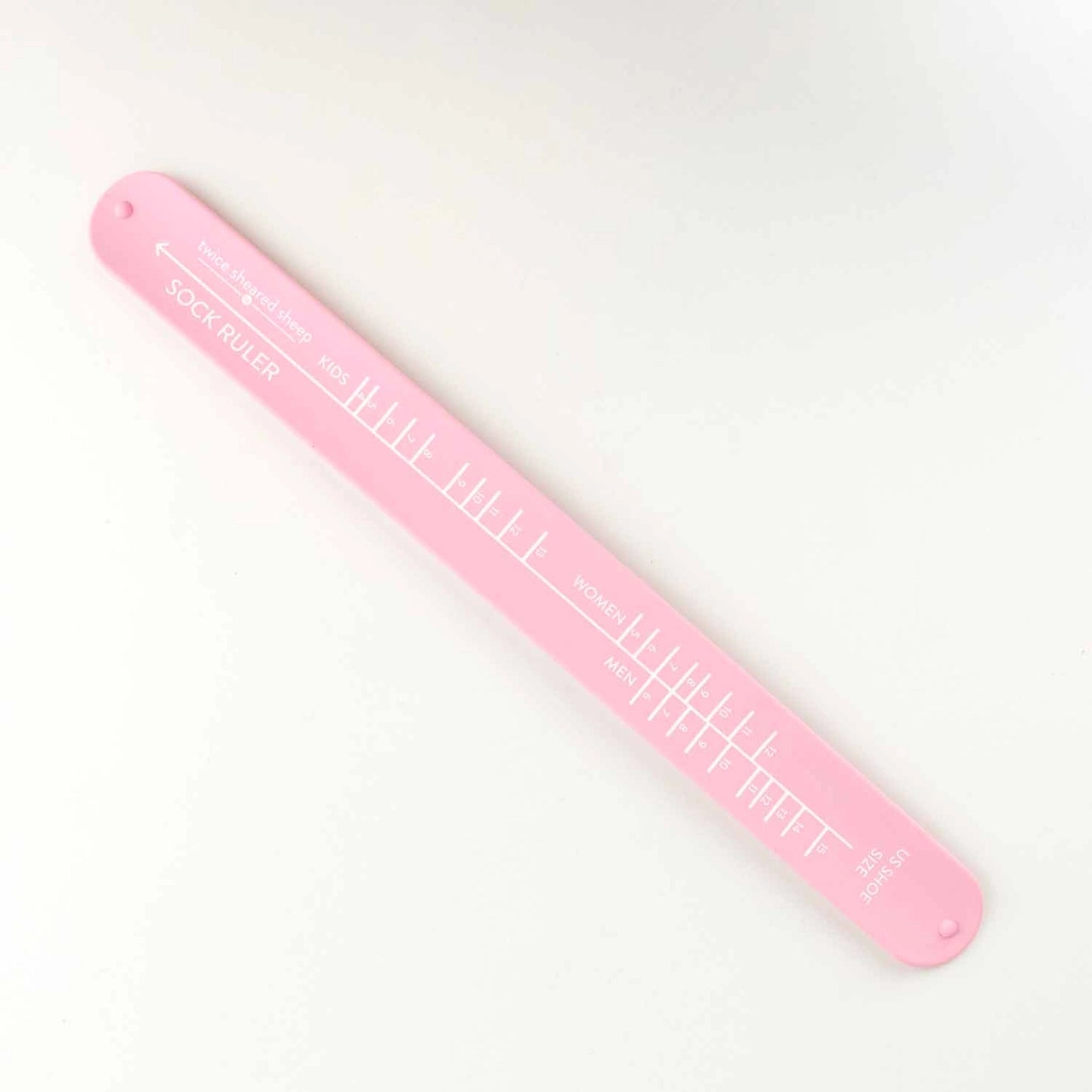 sock sizing bracelet ruler