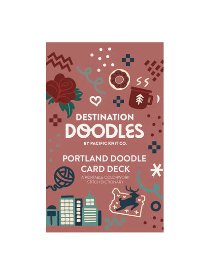 pacific knit co. doodle card deck foil pack