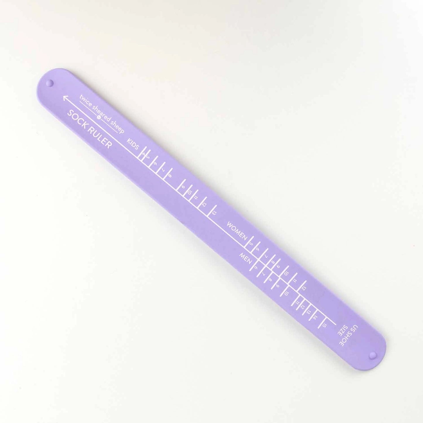 sock sizing bracelet ruler