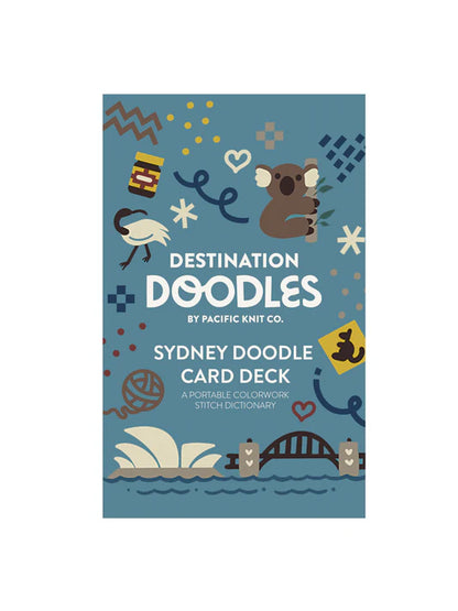 pacific knit co. doodle card deck foil pack
